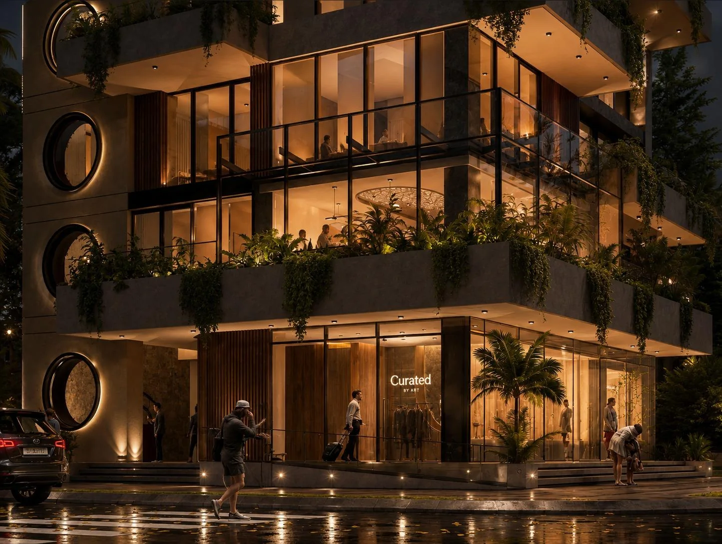 Hotel urbano de uso mixto
